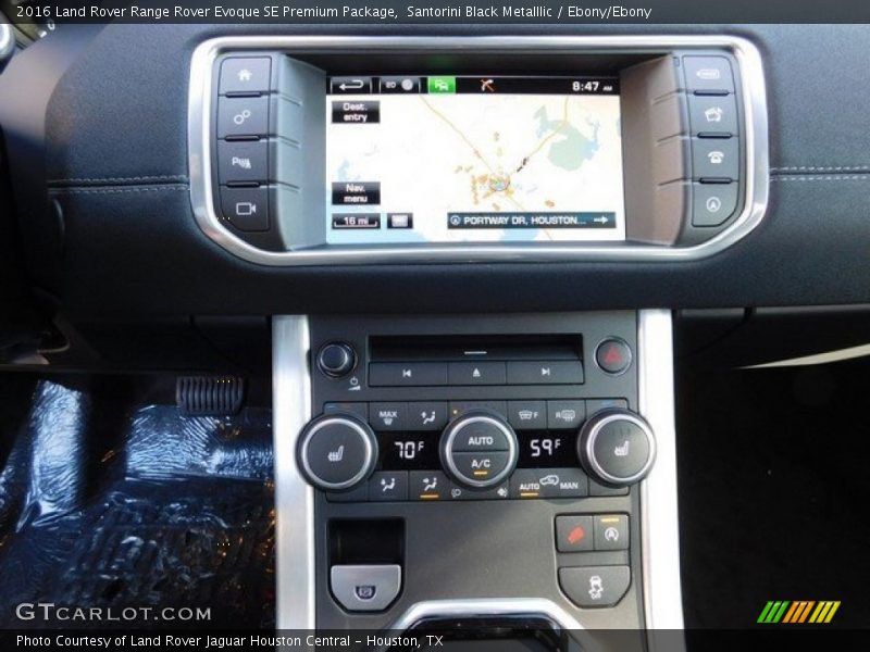 Santorini Black Metalllic / Ebony/Ebony 2016 Land Rover Range Rover Evoque SE Premium Package