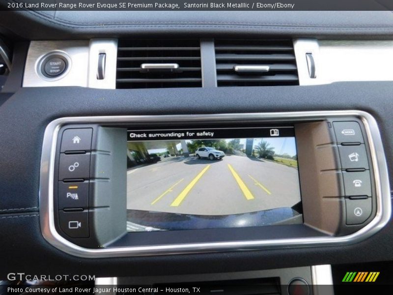 Santorini Black Metalllic / Ebony/Ebony 2016 Land Rover Range Rover Evoque SE Premium Package