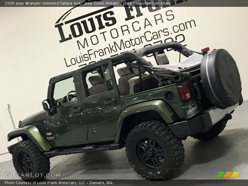 Jeep Green Metallic / Dark Khaki/Medium Khaki 2008 Jeep Wrangler Unlimited Sahara 4x4