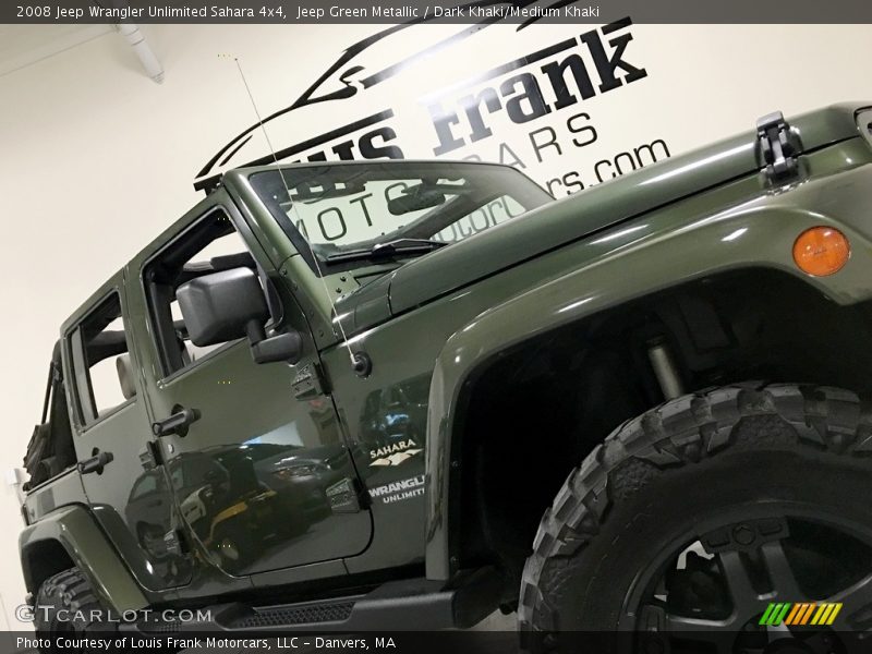 Jeep Green Metallic / Dark Khaki/Medium Khaki 2008 Jeep Wrangler Unlimited Sahara 4x4