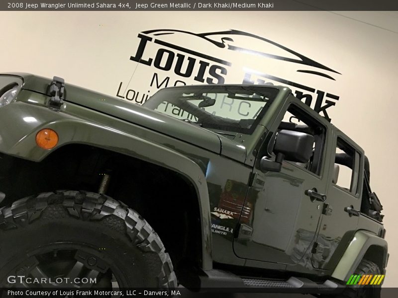 Jeep Green Metallic / Dark Khaki/Medium Khaki 2008 Jeep Wrangler Unlimited Sahara 4x4