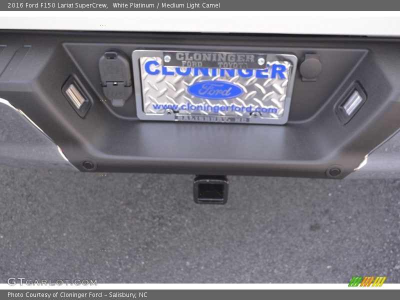 White Platinum / Medium Light Camel 2016 Ford F150 Lariat SuperCrew