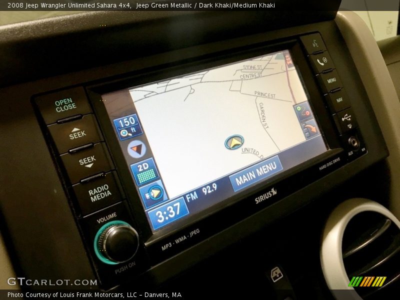 Jeep Green Metallic / Dark Khaki/Medium Khaki 2008 Jeep Wrangler Unlimited Sahara 4x4