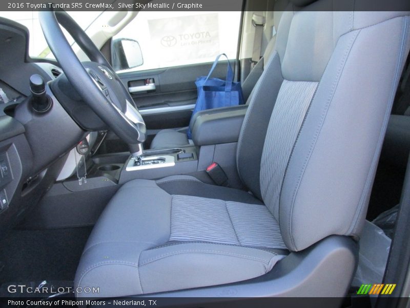 Silver Sky Metallic / Graphite 2016 Toyota Tundra SR5 CrewMax