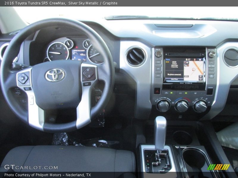 Silver Sky Metallic / Graphite 2016 Toyota Tundra SR5 CrewMax