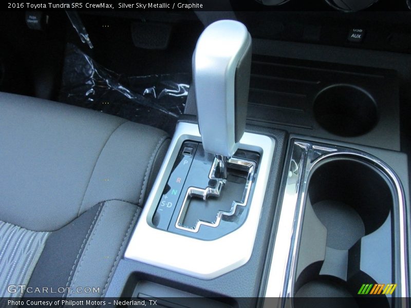 Silver Sky Metallic / Graphite 2016 Toyota Tundra SR5 CrewMax