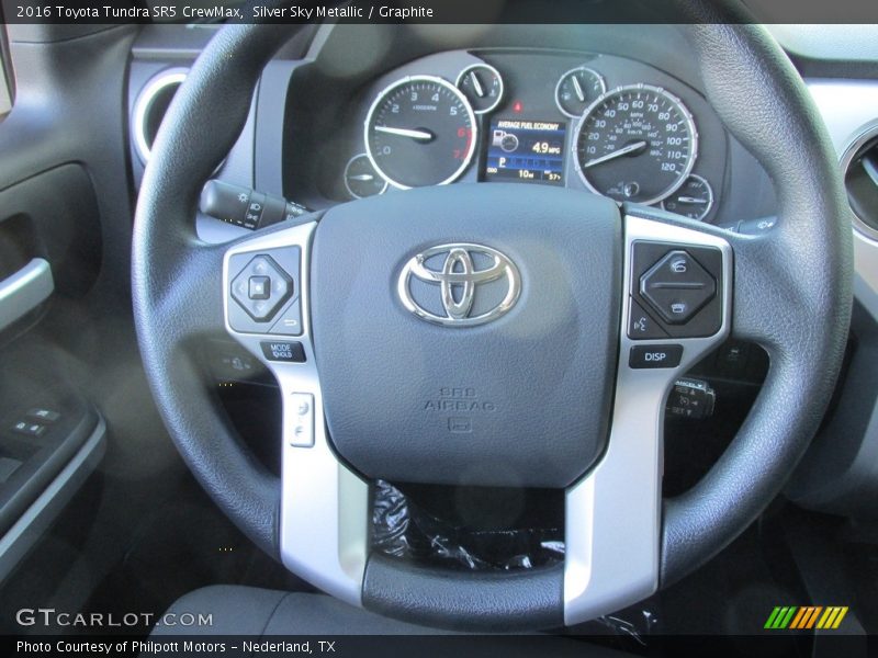 Silver Sky Metallic / Graphite 2016 Toyota Tundra SR5 CrewMax
