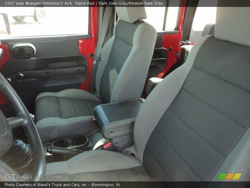 Flame Red / Dark Slate Gray/Medium Slate Gray 2007 Jeep Wrangler Unlimited X 4x4