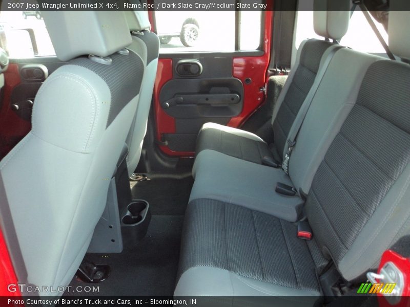 Flame Red / Dark Slate Gray/Medium Slate Gray 2007 Jeep Wrangler Unlimited X 4x4