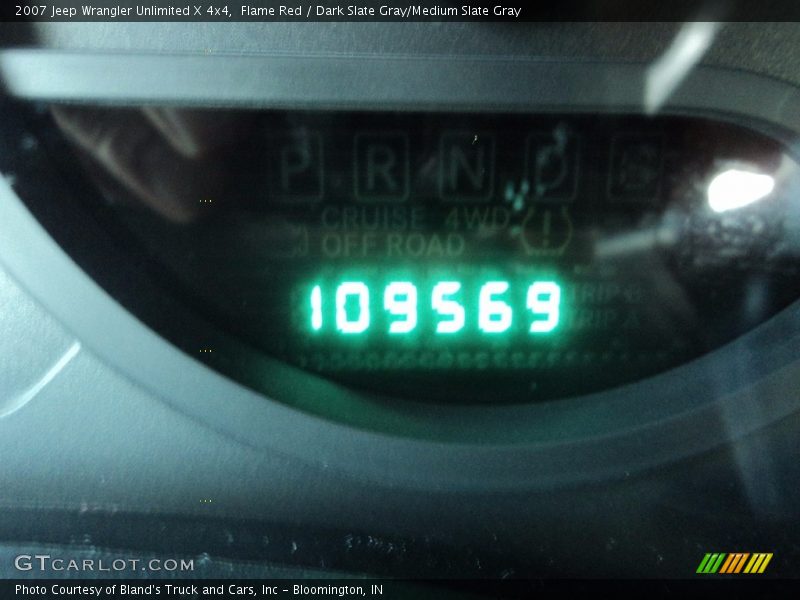 Flame Red / Dark Slate Gray/Medium Slate Gray 2007 Jeep Wrangler Unlimited X 4x4