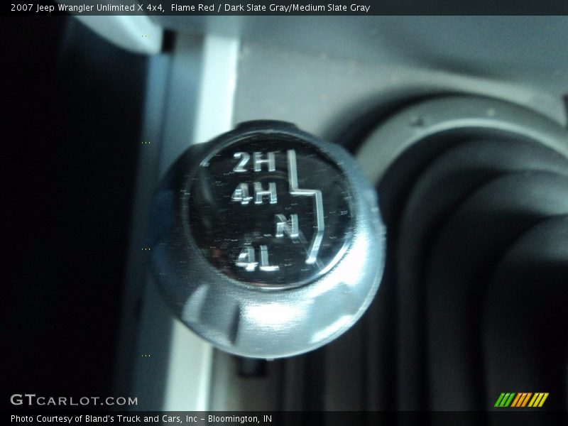 Flame Red / Dark Slate Gray/Medium Slate Gray 2007 Jeep Wrangler Unlimited X 4x4