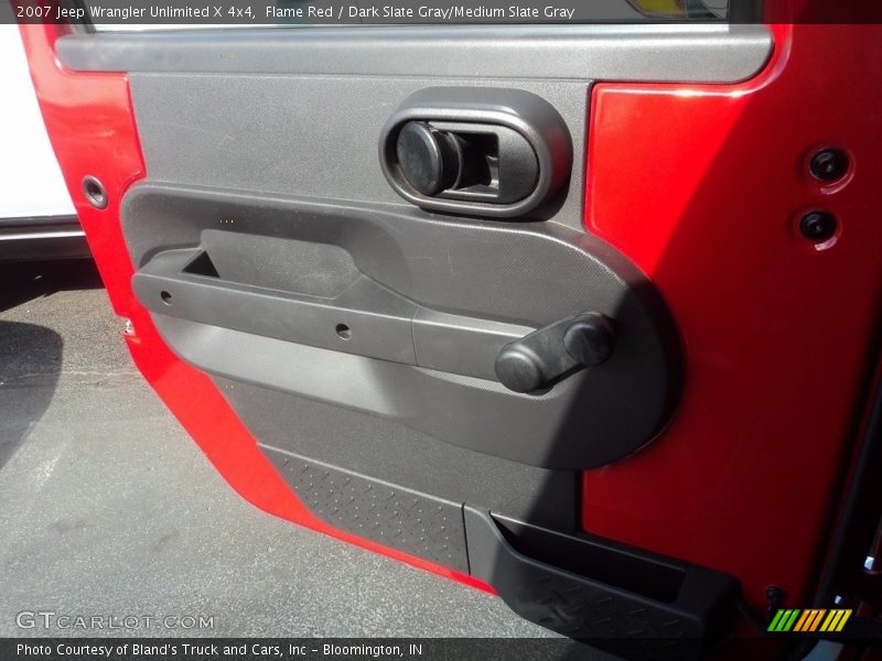 Flame Red / Dark Slate Gray/Medium Slate Gray 2007 Jeep Wrangler Unlimited X 4x4