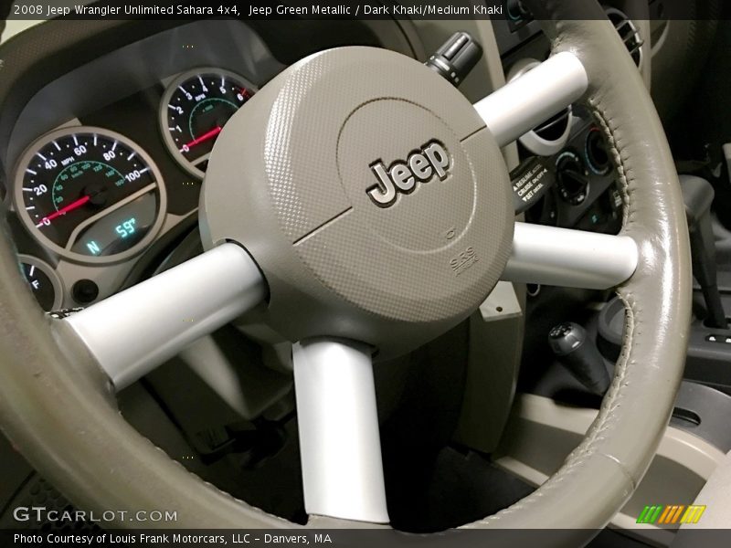 Jeep Green Metallic / Dark Khaki/Medium Khaki 2008 Jeep Wrangler Unlimited Sahara 4x4