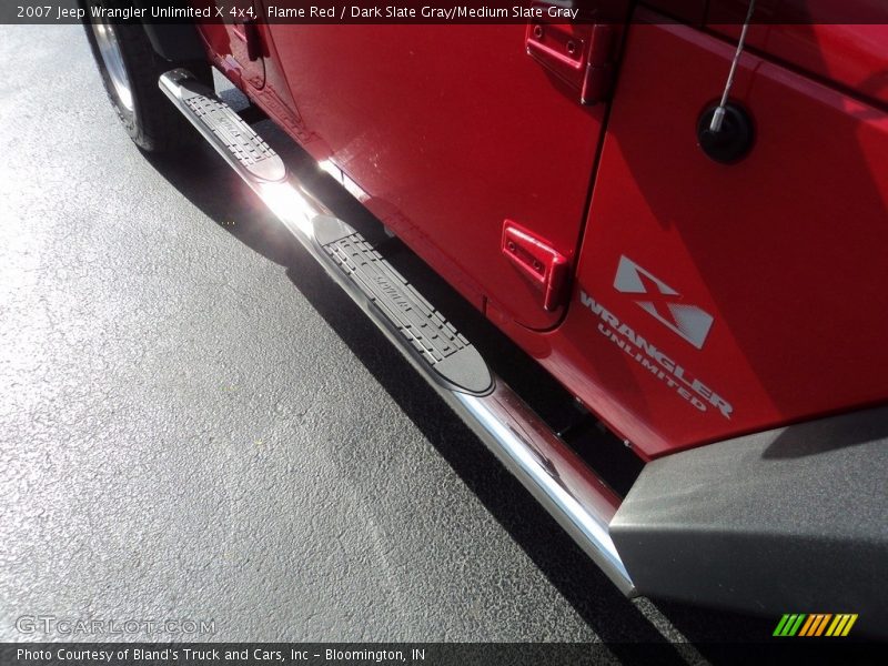 Flame Red / Dark Slate Gray/Medium Slate Gray 2007 Jeep Wrangler Unlimited X 4x4
