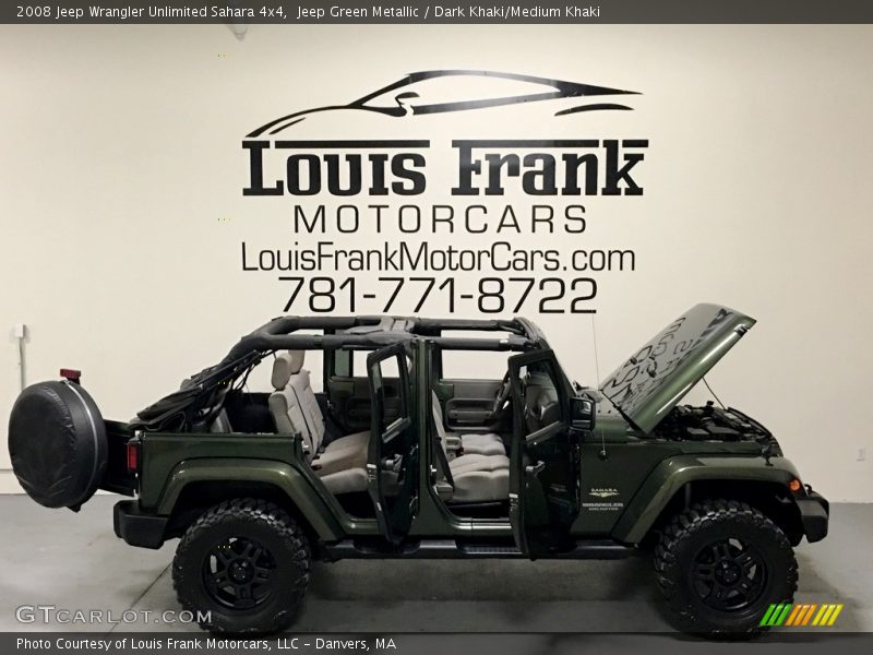 Jeep Green Metallic / Dark Khaki/Medium Khaki 2008 Jeep Wrangler Unlimited Sahara 4x4