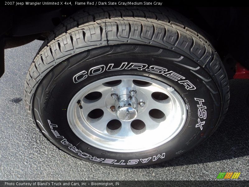 Flame Red / Dark Slate Gray/Medium Slate Gray 2007 Jeep Wrangler Unlimited X 4x4