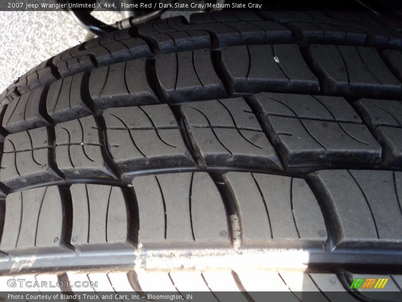 Flame Red / Dark Slate Gray/Medium Slate Gray 2007 Jeep Wrangler Unlimited X 4x4