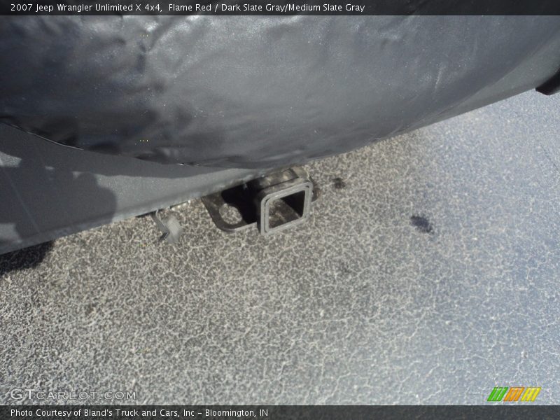 Flame Red / Dark Slate Gray/Medium Slate Gray 2007 Jeep Wrangler Unlimited X 4x4