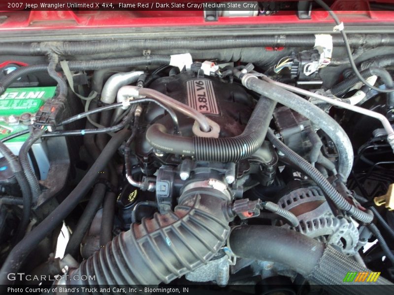Flame Red / Dark Slate Gray/Medium Slate Gray 2007 Jeep Wrangler Unlimited X 4x4