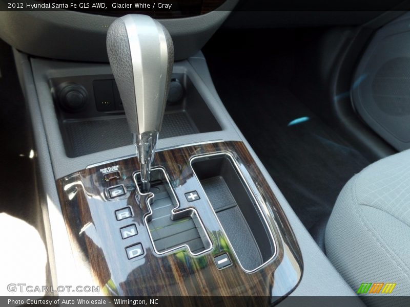 Glacier White / Gray 2012 Hyundai Santa Fe GLS AWD