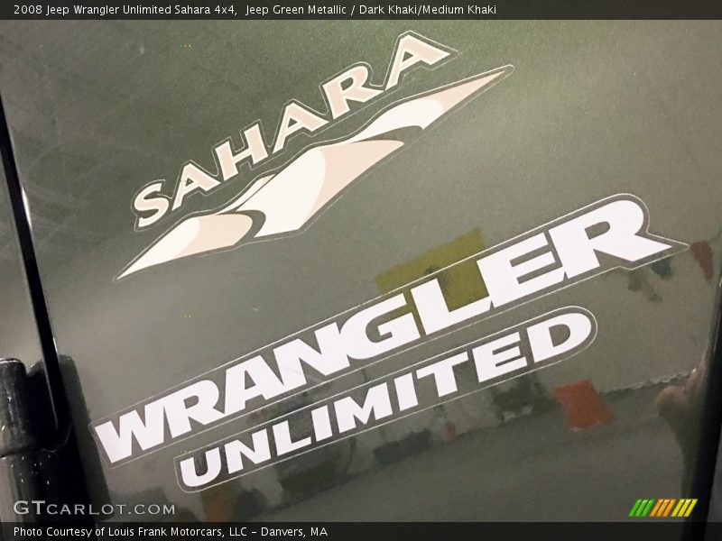 Jeep Green Metallic / Dark Khaki/Medium Khaki 2008 Jeep Wrangler Unlimited Sahara 4x4
