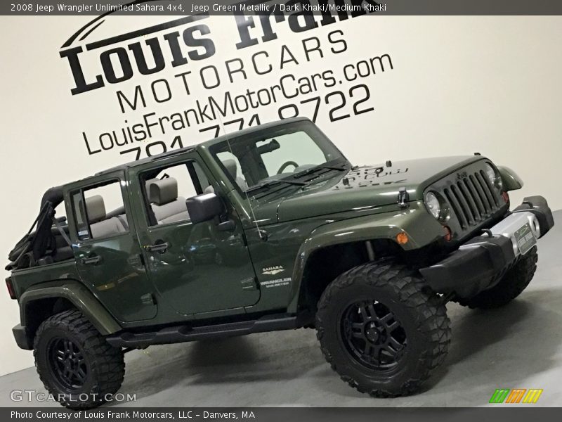 Jeep Green Metallic / Dark Khaki/Medium Khaki 2008 Jeep Wrangler Unlimited Sahara 4x4