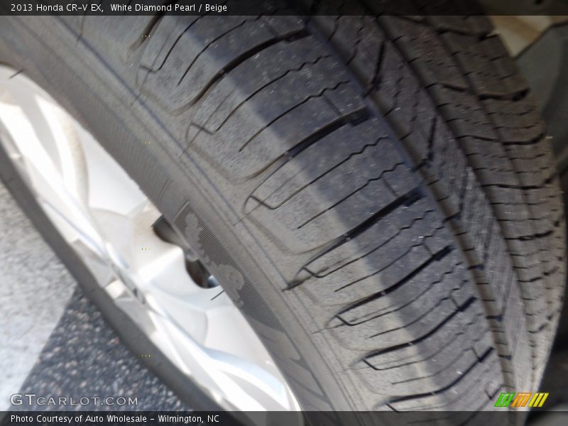 White Diamond Pearl / Beige 2013 Honda CR-V EX