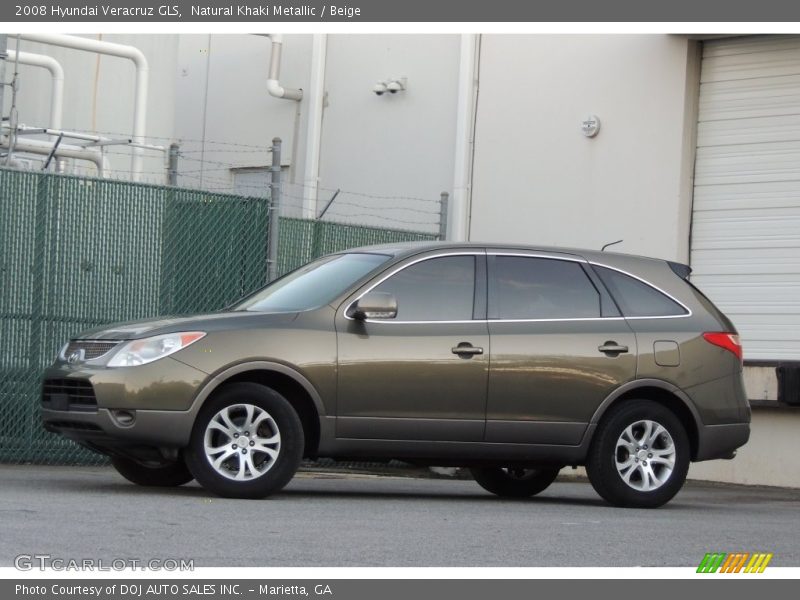 Natural Khaki Metallic / Beige 2008 Hyundai Veracruz GLS