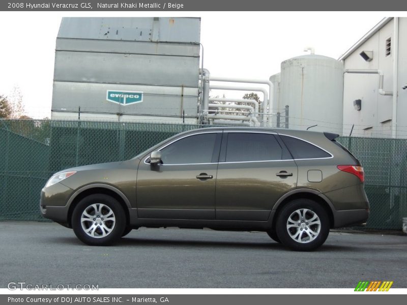 Natural Khaki Metallic / Beige 2008 Hyundai Veracruz GLS