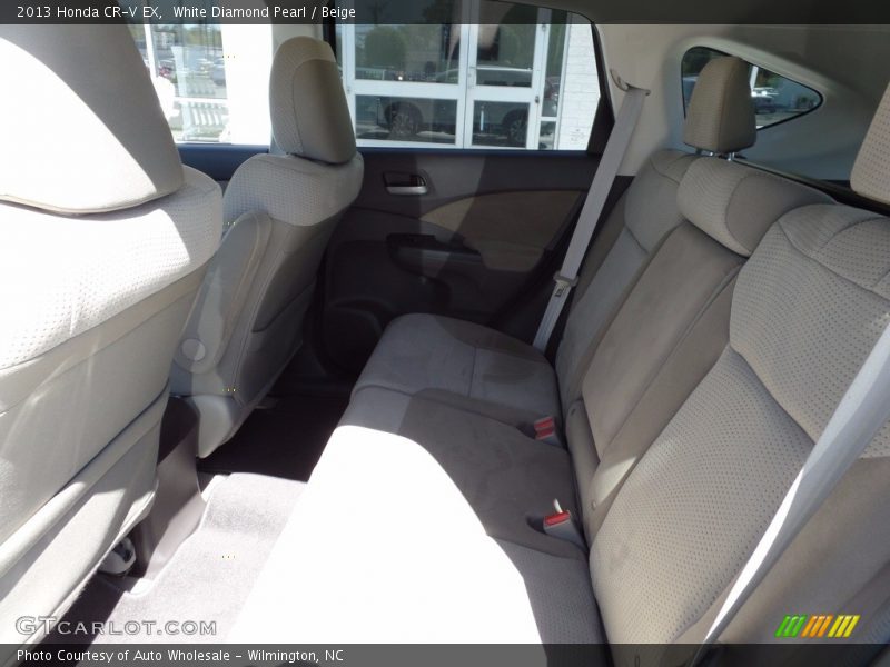 White Diamond Pearl / Beige 2013 Honda CR-V EX