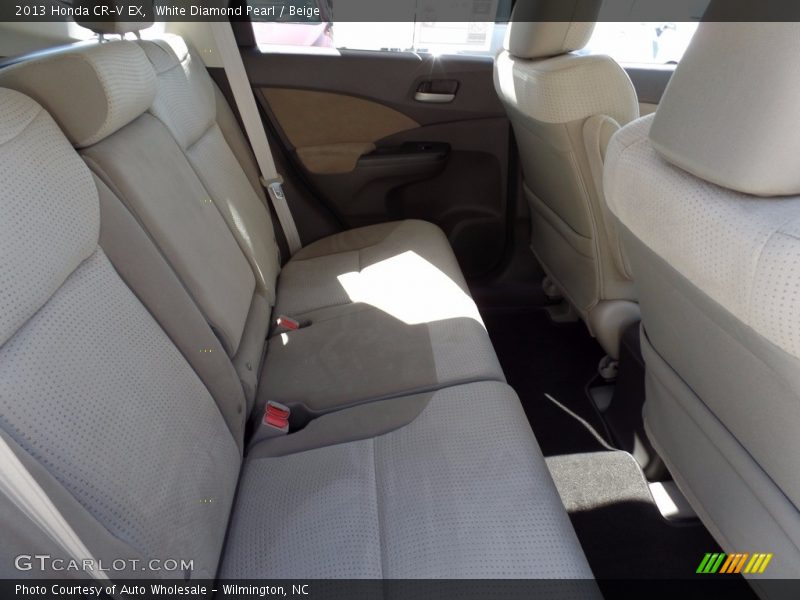 White Diamond Pearl / Beige 2013 Honda CR-V EX