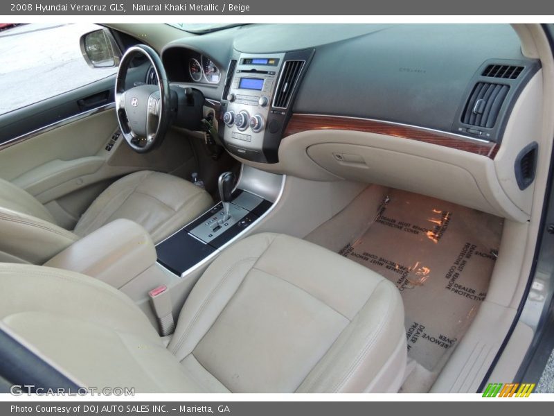 Natural Khaki Metallic / Beige 2008 Hyundai Veracruz GLS
