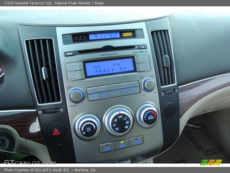 Natural Khaki Metallic / Beige 2008 Hyundai Veracruz GLS