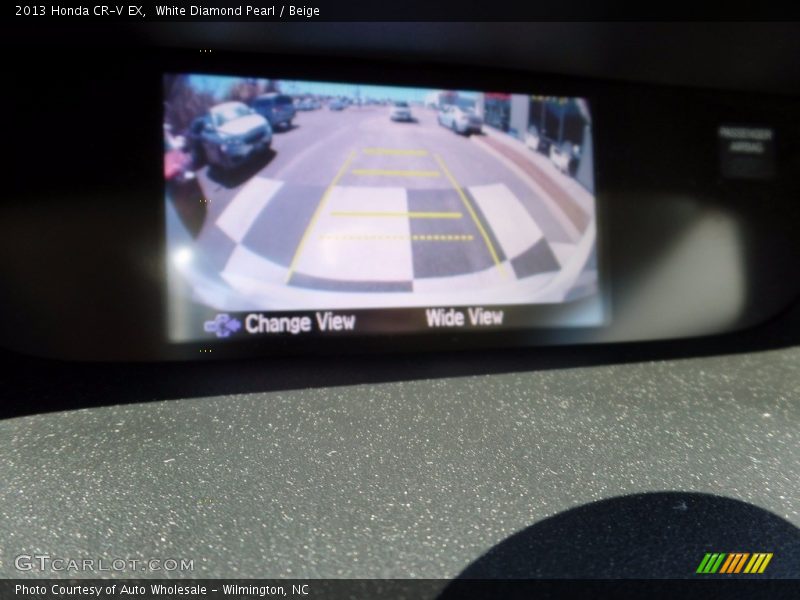 White Diamond Pearl / Beige 2013 Honda CR-V EX
