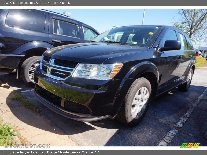 Pitch Black / Black 2015 Dodge Journey SE