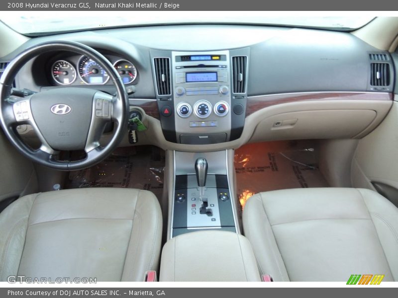 Natural Khaki Metallic / Beige 2008 Hyundai Veracruz GLS