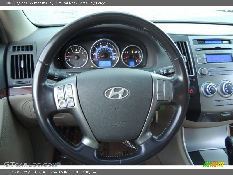 Natural Khaki Metallic / Beige 2008 Hyundai Veracruz GLS