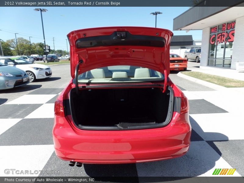 Tornado Red / Cornsilk Beige 2012 Volkswagen Jetta SEL Sedan