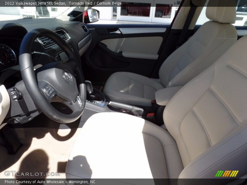 Tornado Red / Cornsilk Beige 2012 Volkswagen Jetta SEL Sedan