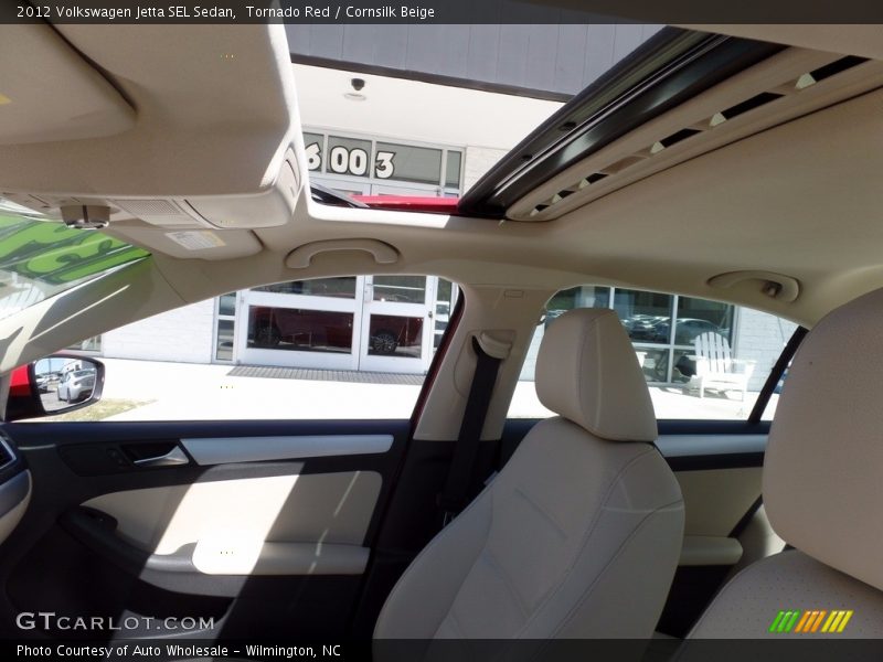 Tornado Red / Cornsilk Beige 2012 Volkswagen Jetta SEL Sedan