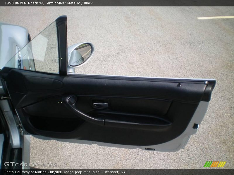 Arctic Silver Metallic / Black 1998 BMW M Roadster