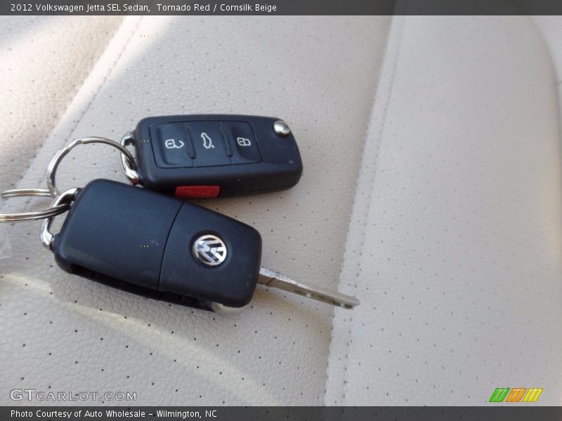 Tornado Red / Cornsilk Beige 2012 Volkswagen Jetta SEL Sedan