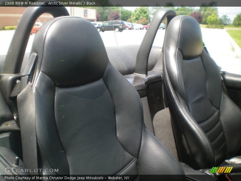 Arctic Silver Metallic / Black 1998 BMW M Roadster