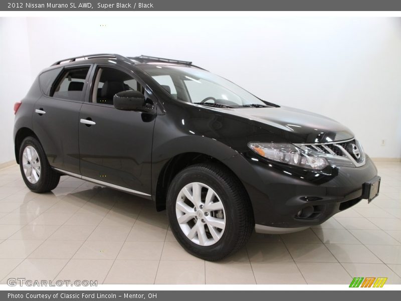 Super Black / Black 2012 Nissan Murano SL AWD
