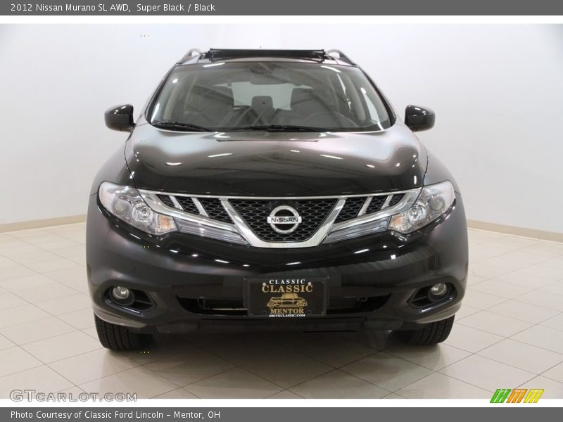 Super Black / Black 2012 Nissan Murano SL AWD
