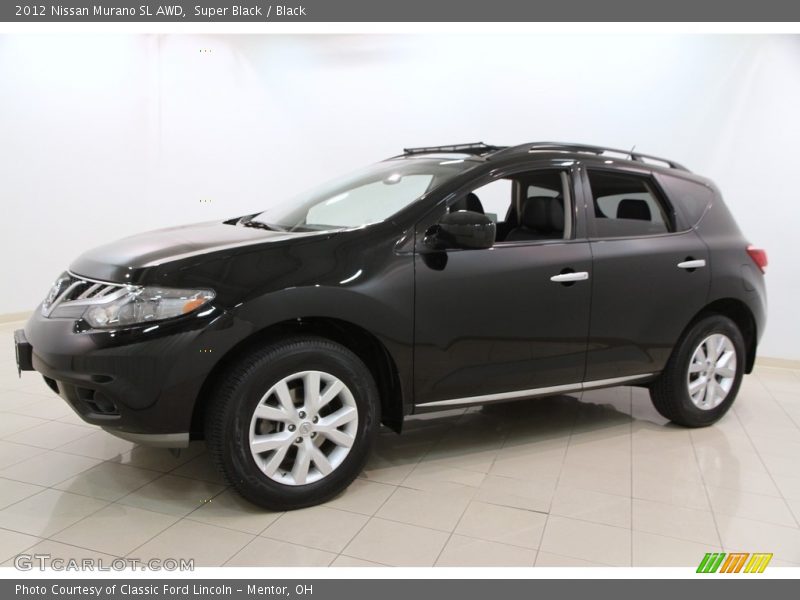 Super Black / Black 2012 Nissan Murano SL AWD