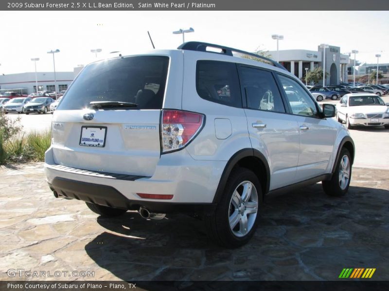 Satin White Pearl / Platinum 2009 Subaru Forester 2.5 X L.L.Bean Edition