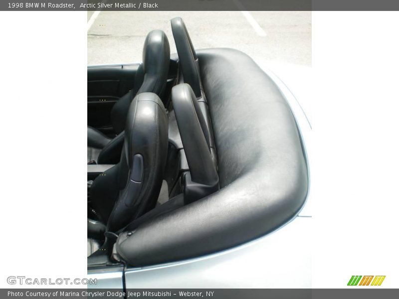 Arctic Silver Metallic / Black 1998 BMW M Roadster