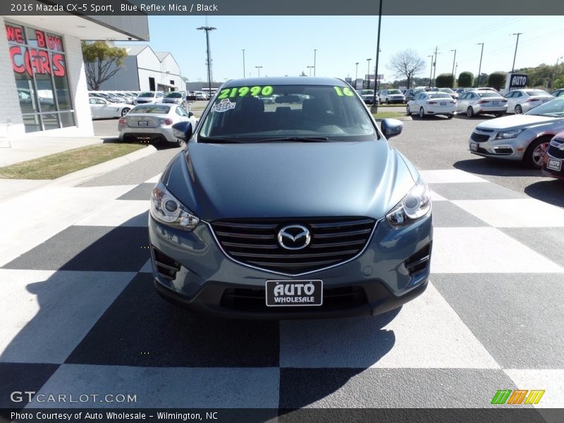 Blue Reflex Mica / Black 2016 Mazda CX-5 Sport