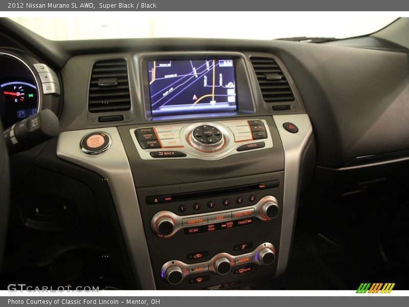 Super Black / Black 2012 Nissan Murano SL AWD